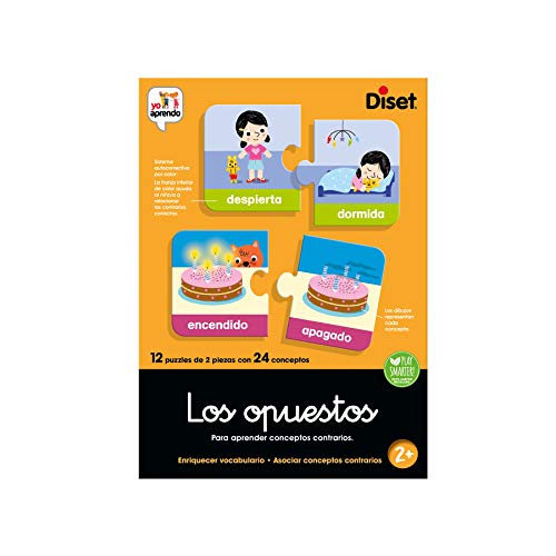 Diset - Los Opuestos, Juego educativo para aprender la relación entre palabras a partir de 3 años