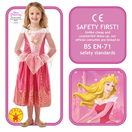 Disney Princess - Disfraz Bella Durmiente Classic DLX Inf, Multicolor, L (Rubies 640714-L)