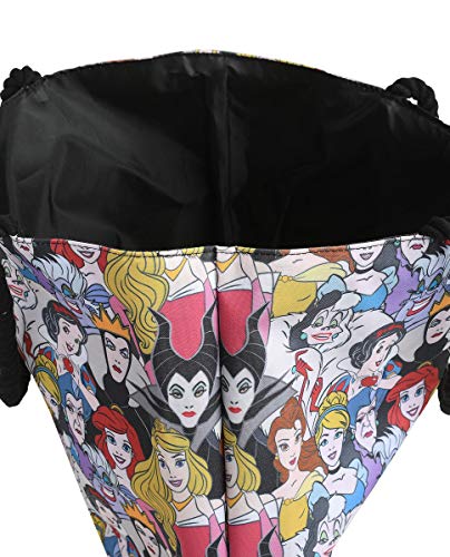 Disney Tote Bag Princess and Villains Belle Maleficent Cinderella Ursula Ariel