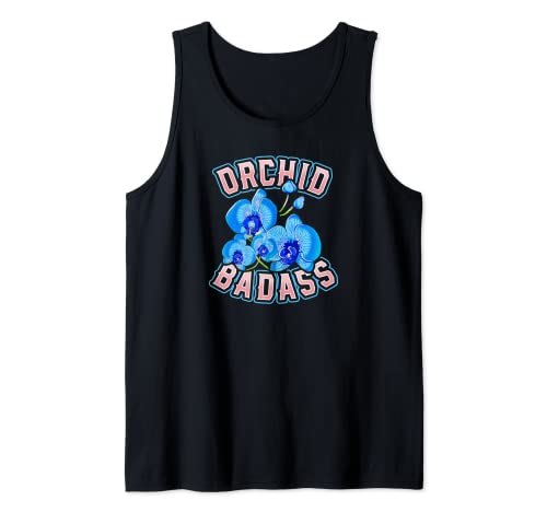 Divertido Orquídeas Orquídeas Badass Para Botánicos Coleccionistas Hombres Camiseta sin Mangas