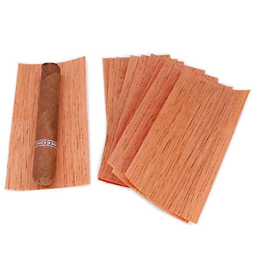 DJR Palitos de cigarro, Hojas de Cedro para Divisor de cigarros y humidor, Bandeja de Revestimiento Inserto cigarro 16x8cm 12 Piezas