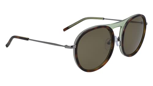 DKNY DK700S Gafas de Sol, Soft Tortoise/Green, 52 MM, 19 MM, 135 MM para Mujer