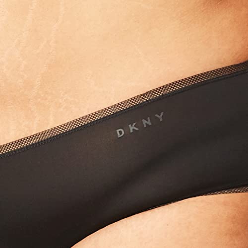 DKNY Women's Litewear Low Rise Hipster, Black, Medium