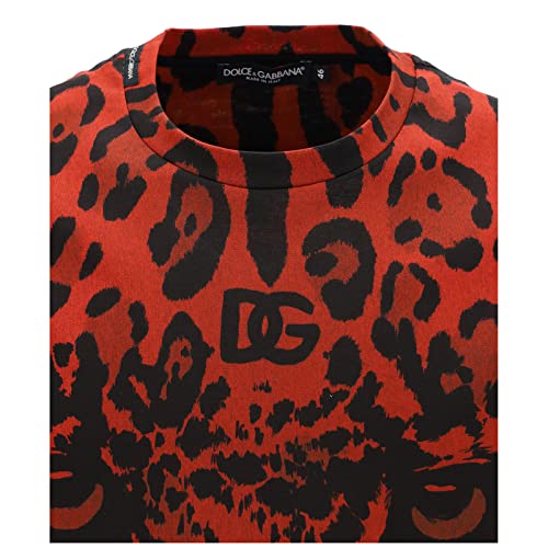 Dolce&Gabbana Hombre Camiseta Rosso 48 EU