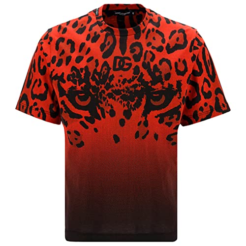 Dolce&Gabbana Hombre Camiseta Rosso 48 EU