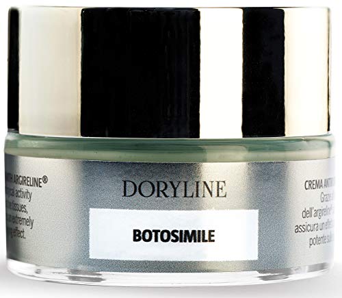 DORYLINE Botosimile Crema Facial Antiarrugas con Argireline® 50ml, 100% Made in Italy, Fuerte Acción Relajante de la Piel, Efecto Lifting Inmediato, Rostro Iluminado, Ideal para Dermaroller