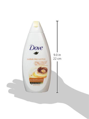 Dove - Gel de ducha, cuidado óleo-nutritivo, Pack de 2 x 500 ml