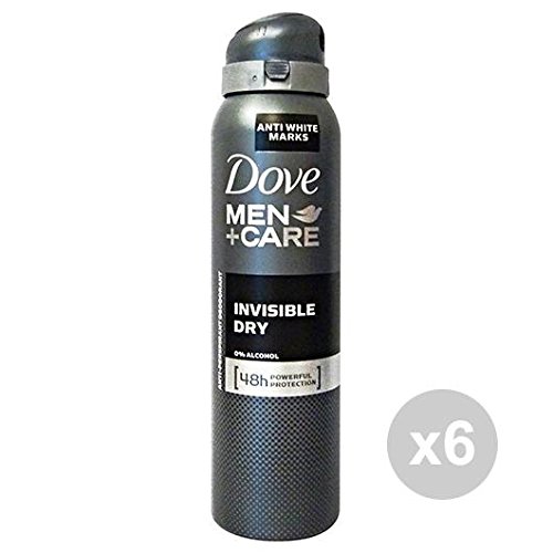 DOVE Juego de 6 desodorantes en spray Men Invisible Dry 150 ml. Cuidado del cuerpo