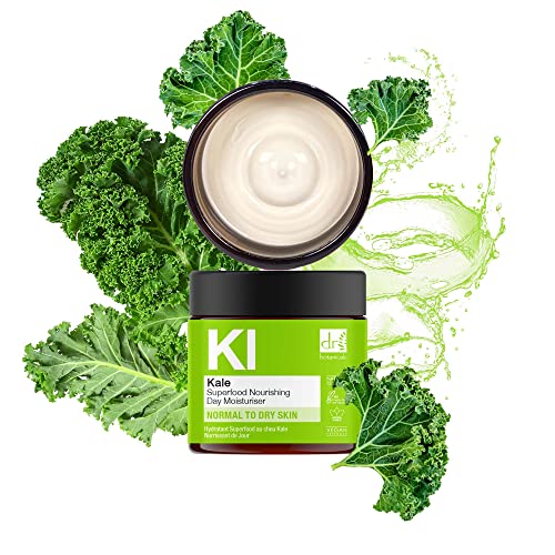Dr Botanicals Apothecary Kale Superfood Nourishing Day Moisturiser With Vitamins And Antioxidants Product Name, Almond, 60 Mililitro