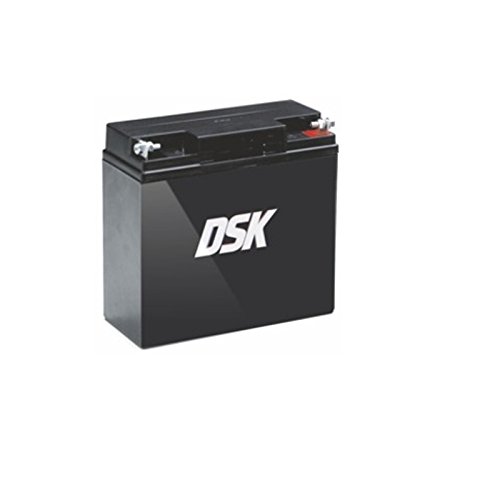 DSK 10326 - Batería de Plomo AGM Recargable y Sellada de 12V 18Ah. Ideal para Sistemas de Alarma de Seguridad, Iluminación de Emergencia, Equipos Eléctricos OEM, Sistemas SAI, Movilidad Eléctrica