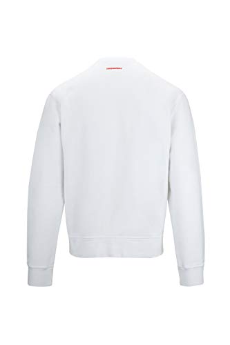 DSQUARED2 S72GU0219 - Sudadera para hombre Color blanco. S