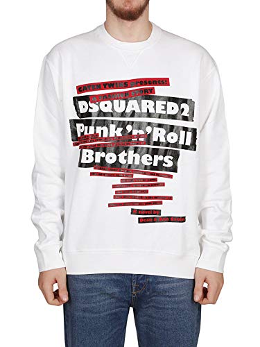 DSQUARED2 Sudadera Hombre Bianco S