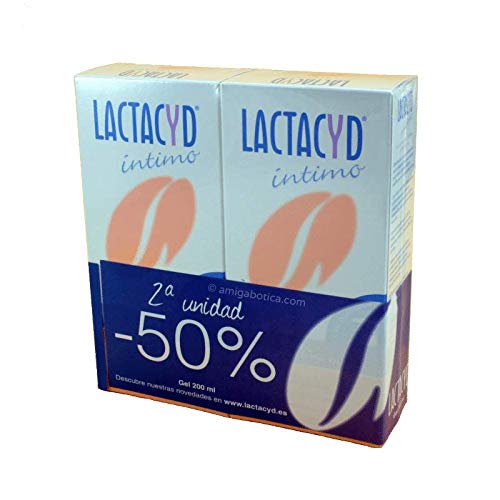 Duplo Lactacyd Gel de higiene Intima, uso diario. 2ª unidad al 50%