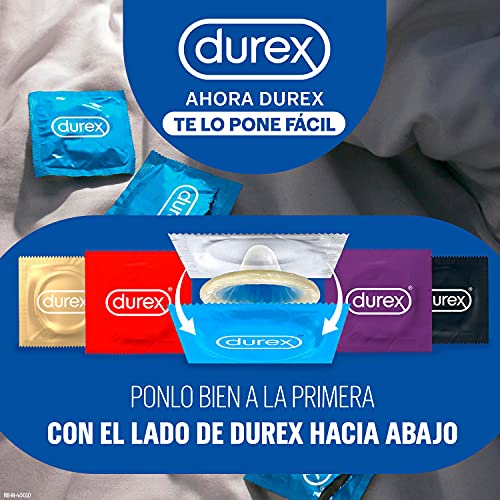 Durex Mutual Climax Preservativos Con Puntos Y Estrías Para Ella Y Efecto Retardante Eyaculación para Él - 12 condones