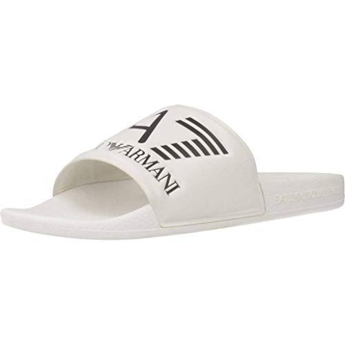 Ea7 Visibility Hombre Sandalias Blanco