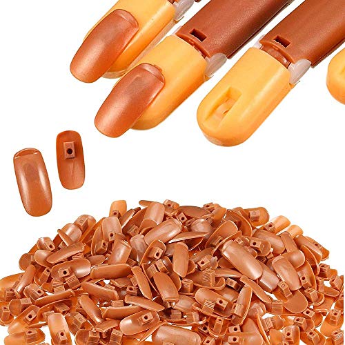 EBANKU 300pcs Práctica de la Mano Puntas de Uñas Falsas, Entrenamiento Mano Falsa Punta de Uñas, Reemplazar Las Uñas de Mano Falsa Practicar la Mano Entrenamiento de Uñas Tool de Manicura