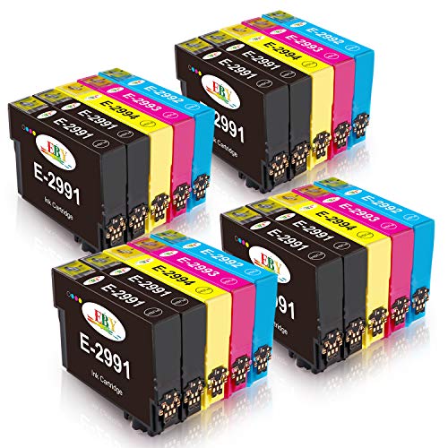 EBY Compatible 29XL Cartuchos de Tinta con Expression Home XP-245 XP-235 XP-247 XP-255 XP-345 XP-332 XP-342 XP352 XP432 XP-442 XP-445 XP-452 XP335 (8 Negro, 4 Cian, 4 Magenta, 4 Amarillo)