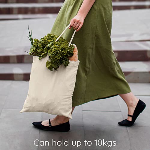 Eco Right Grande canvas bolsa tela para la compra, bolsos mujer bandolera, bolsa de viaje, Playa, Viajes Uso bolsos mujer, bolsa regalo para alumnos