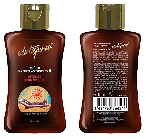 Eda Taspinar Aceite bronceador intenso (FPS 0)