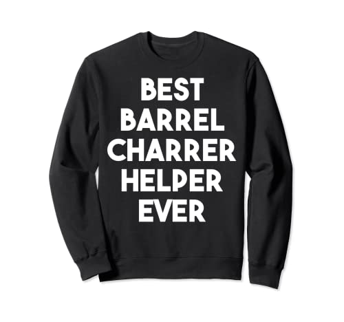 El mejor ayudante de barril Charrer Sudadera