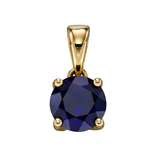 Elements Gold Mujer oro 9 quilates (375) 9 ct oro Blue Septiembre Sapphire