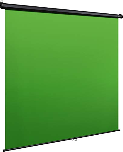 Elgato Green Screen MT - fondo chromakey retráctil para montar en pared, con tejido antiarrugas para eliminar el fondo en streaming, videoconferencia, en Instagram, TikTok, Zoom, Teams, OBS