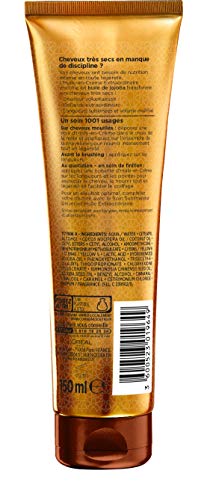 Elsève L 'Oréal Paris, aceite en crema que nutre el cabello sin aclarado, para cabello muy seco y encrespados, 150 ml