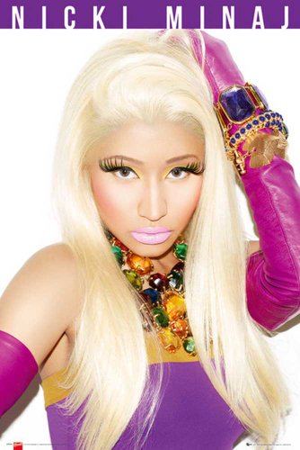 Empire Merchandising 542281 Nicki Minaj Star Ships Pink Friday Roman Reloaded Póster, Maxi-Póster, impresión, tamaño 61 x 91,5 cm