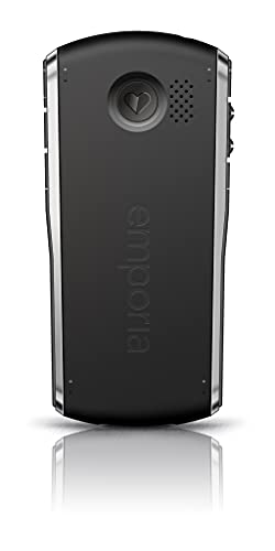 Emporia Pure - Teléfono móvil (5,08 cm (2"), FSTN, Single SIM, gsm, 900, 1800 MHz, Polifónico) Negro, Gris