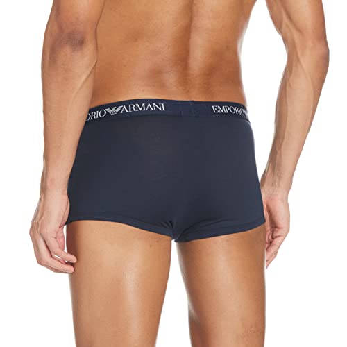 Emporio Armani Underwear CC722 Boxer, Hombre, Azul (Navy Blue), L