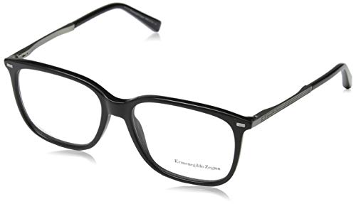 Ermenegildo Zegna Brillengestelle EZ5020 Monturas de Gafas, Negro (Schwarz), 55.0 para Hombre