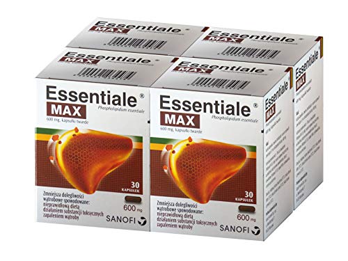 Essentiale MAX Original - 120 comprimidos, para limpiezas de desintoxicación del hígado