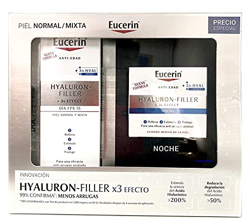 EUCERIN HYALURON FILLER PIEL MIXTA PACK DIA Y NOCHE