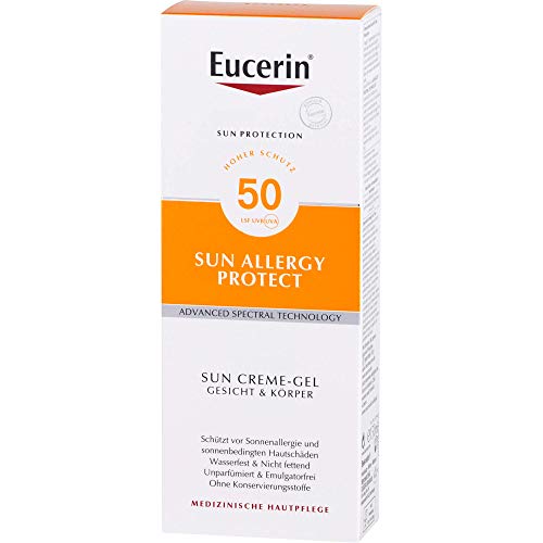 Eucerin Sun Protection Allergy Protect Sun Creme-Gel LSF 50, 150 ml Crema