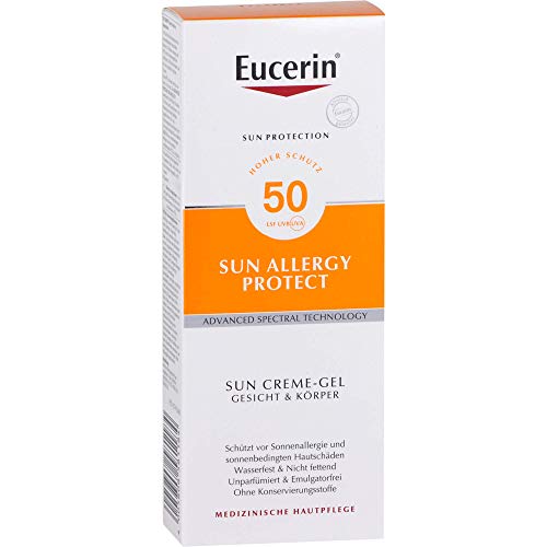 Eucerin Sun Protection Allergy Protect Sun Creme-Gel LSF 50, 150 ml Crema