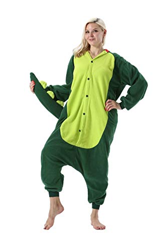 EUFANCE Pijamas Onesies de Animales Adultos, Pijamas Unisex Disfraces de Cosplay Ropa de Dormir Ropa de casa de Halloween Ropa de salón