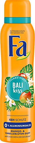 FA Bali KISS anti-flecken Desodorante (mango-vanille-blüten Fragancia) 6x 150ml