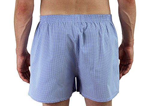 Fabio Farini Paquete de 4 Calzoncillos Boxer Hombre, 100% algodón - Set 3 M