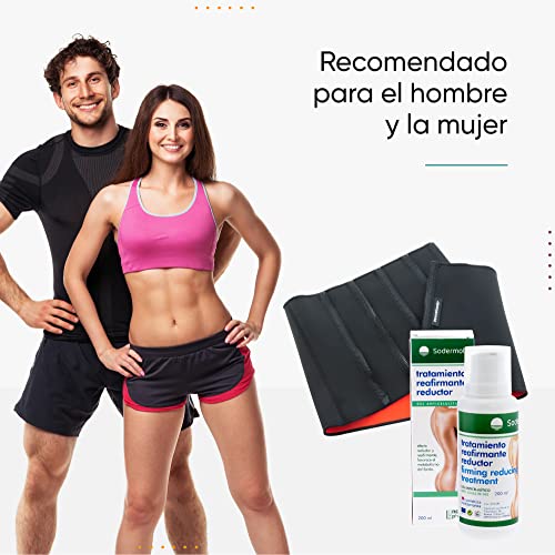 Faja Reductora Abdominal Adelgazante Hombre / Mujer - Fajas Deportivas Waist Trainer en Neopreno - Cinturon Lumbar Reductor de Abdomen para Gimnasio, Fitness, Deporte , Ejercicio en casa