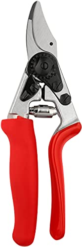 FELCO 12 tijeras de podar (corte ø 20 mm, tijeras de podar con mango enrollable, tijeras de podar para manos medianas, longitud 200 mm, mango ergonómico, corte preciso)