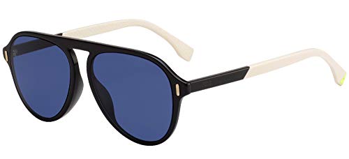 FENDI gafas de sol FF M0055/G/S 09Q/KU Marrón azul tamaño de 56 mm de Hombre