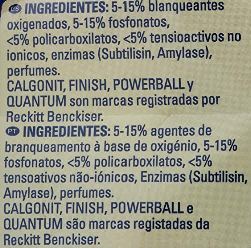 Finish Powerball All In 1 Max Pastillas Para El Lavavajillas Todo En 1 Formato 110 Unidades + Triplo Abrillantador Lavavajillas Pack De 3 Unidades X 800 Ml 480 Lavados