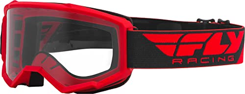 Fly Racing Gafas Mx 2019 Focus Rojo (Default, Rojo)