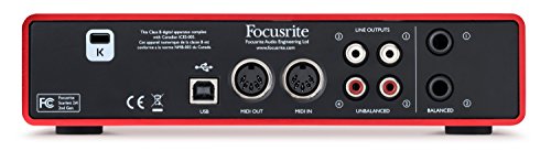 Focusrite Scarlett 2i4 2nd Gen - Interfaz de Audio