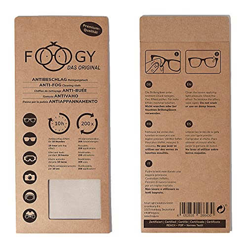 FOOGY Paño Microfibra Seca antivaho Gafas, Gamuza antivaho gafas, Bayeta Microfibra para limpiar gafas, Toallitas antivaho gafas, Toallitas limpia gafas, Gamuza seca