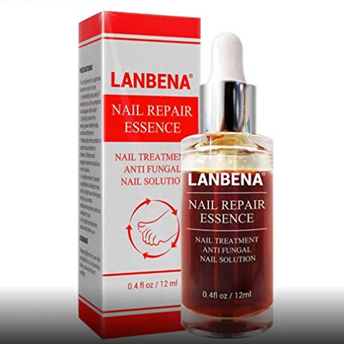 FOY LANBENA Nail Repair Essence Serum Fungus Treatment Remoción Uñas Onicomicosis Transparente