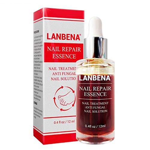 FOY LANBENA Nail Repair Essence Serum Fungus Treatment Remoción Uñas Onicomicosis Transparente