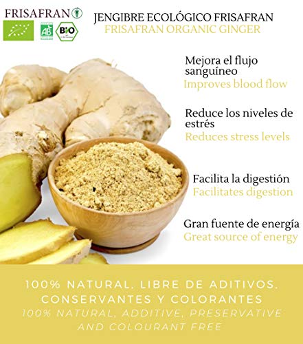 FRISAFRAN - Jengibre Ecológico en polvo - 200Gr