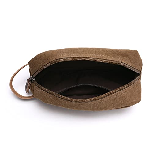 FSLLOVE Bolso cosmético de Moda Multifuncional Bolso del Organizador de los inodoros de Viaje de los Hombres Que afeita el Kit dopp Maquillaje el Bolso cosmético (Color : Grey)