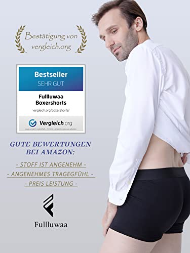 Fullluwaa Bóxer (Pack de 12) Hombre Algodón Calzoncillos-L